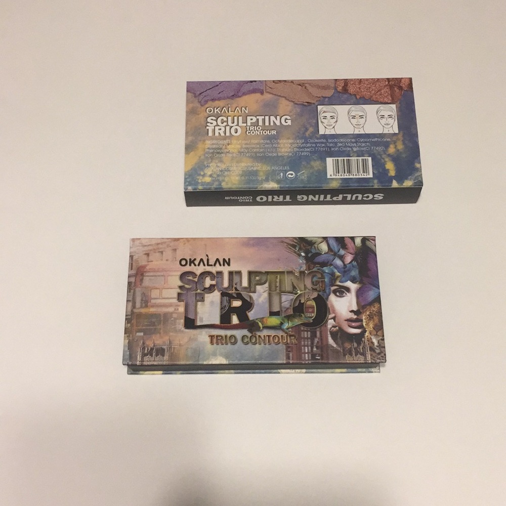 Sculpting trio contour kit with 3 natural shades